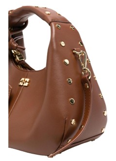 ganni crossbody womanhobo mini studs - c1040032 zxj