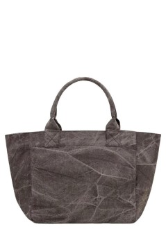 ganni handbag mujer medium trapeze easy shopper flower print - c2080038 252