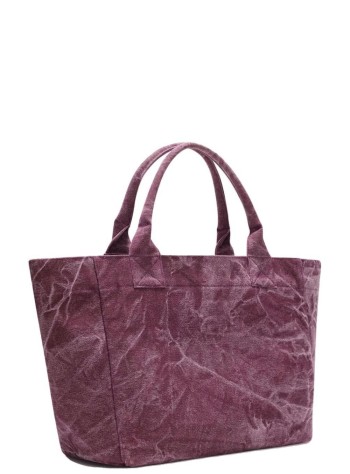 ganni handbag mujer medium trapeze shopper snow teddy bear - c2080040 431 2