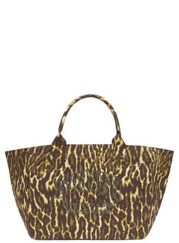 ganni handbag mujer xxl easy shopper printed gradient leo - c2080041 zz6