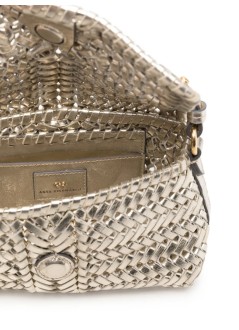 anya hindmarch crossbody mujer the neeson new crossbody in mirror leather - 5050925209496 platino