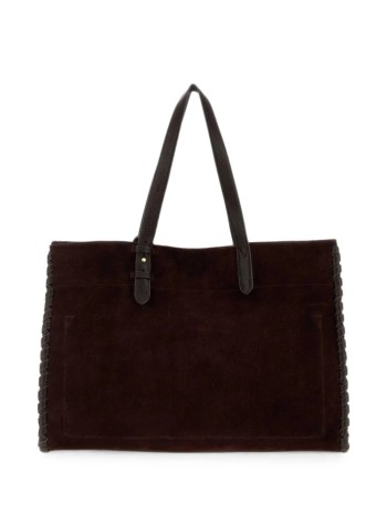 anya hindmarch handbag mujer mortimer tote in reverse suede - 5050925207140 grape 2