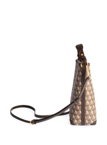 anya hindmarch crossbody mujer i am a plastic bag mini bucket in recycled canvas with ebon - 5050925207416 truffle ebony 2