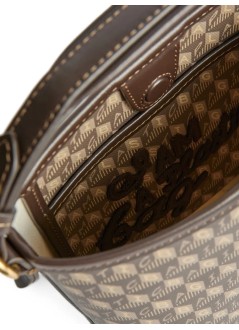 anya hindmarch crossbody mujer i am a plastic bag mini bucket in recycled canvas with ebon - 5050925207416 truffle ebony