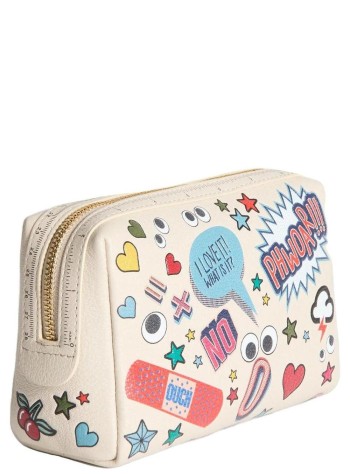 anya hindmarch cartera mujer safe deposit all over stickers in tpu/recycled canvas - 5050925183130 clear chalk 2