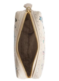 anya hindmarch cartera mujer safe deposit all over stickers in tpu/recycled canvas - 5050925183130 clear chalk