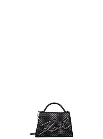karl lagerfeld crossbody mujer k/signature 2.0 sm cb mc studs - b4w30005 1rc