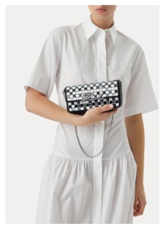 karl lagerfeld crossbody mujer k/signature shb check beads - b3w30029 q99