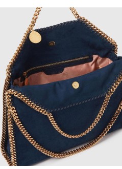 stella mccartney handbag mujer falabella 3-chain bag alter suede - 234387wp0543 4000