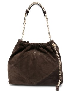 ba&sh handbag mujer bag m suede june tote - 2h24cfms choco