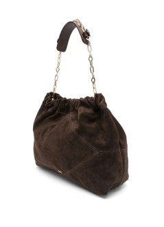 ba&sh handbag mujer bag m suede june tote - 2h24cfms choco