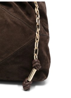 ba&sh handbag mujer bag m suede june tote - 2h24cfms choco