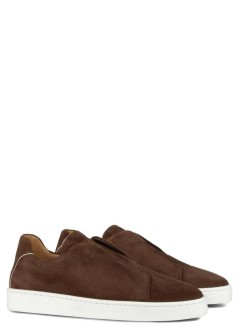 aurélien sneaker hombre aur3 sneaker suede - 50241305010000 chocolate