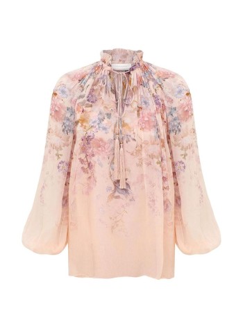 zimmermann blusa mujer valiant billow blouse - 0991tf261 pefl