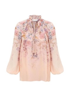 zimmermann blusa mujer valiant billow blouse - 0991tf261 pefl