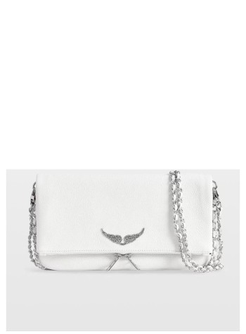 zadig & voltaire crossbody mujer rock grained leather - lwba00001 115