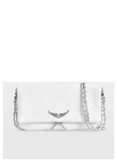 zadig & voltaire crossbody mujer rock grained leather - lwba00001 115