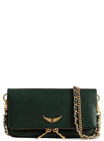 zadig & voltaire crossbody mujer rock nano grained leather - lwba03975 302