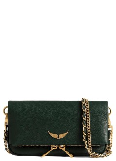 zadig & voltaire crossbody mujer rock nano grained leather - lwba03975 302