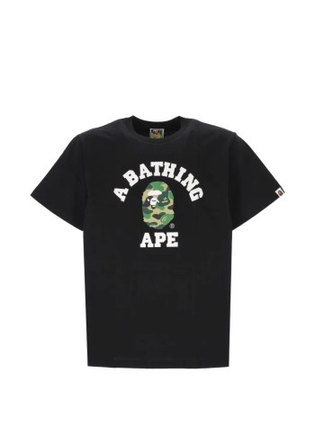 bape camiseta hombre abc camo college tee m - 001tem301004m black x green
