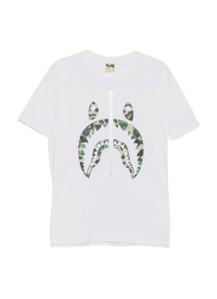 bape camiseta hombre abc camo shark tee m - 001tem301007m white x green