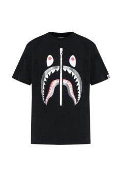 bape camiseta hombre glitter shark tee m - 001tem301029m black