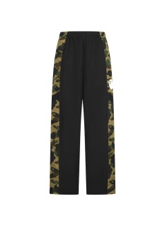bape pantalon hombre 1st camo relaxed fit track pants m - 001ptm301310m green