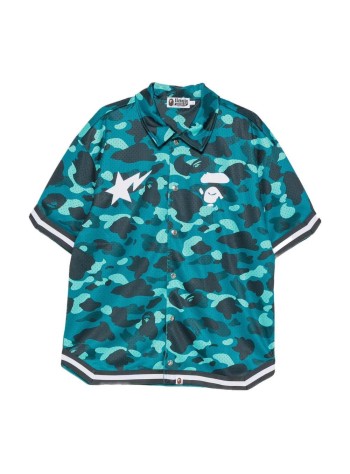 bape camiseria hombre color camo warm up ss shirt m - 001srm301314m green