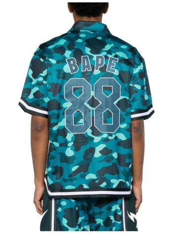 bape camiseria hombre color camo warm up ss shirt m - 001srm301314m green 2