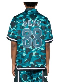 bape camiseria hombre color camo warm up ss shirt m - 001srm301314m green