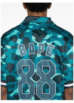 bape camiseria hombre color camo warm up ss shirt m - 001srm301314m green