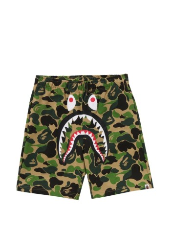 bape pantalon corto hombre abc camo shark sweat shorts m - 001spm301004m green