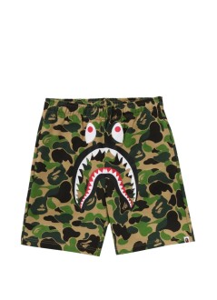 bape pantalon corto hombre abc camo shark sweat shorts m - 001spm301004m green