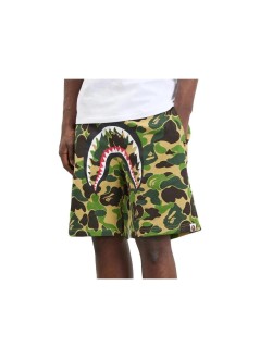 bape pantalon corto hombre abc camo shark sweat shorts m - 001spm301004m green