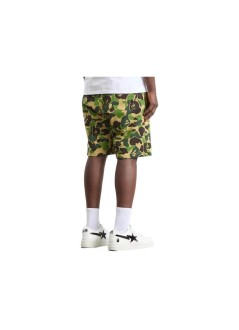 bape pantalon corto hombre abc camo shark sweat shorts m - 001spm301004m green