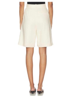 anine bing pantalon corto mujer bryson short - a0312365crm01 cream