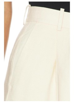 anine bing pantalon corto mujer bryson short - a0312365crm01 cream