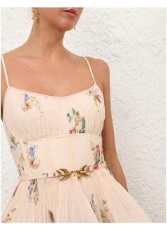 zimmermann vestido mujer pleated tiered midi dress - 5495df26r crbpr