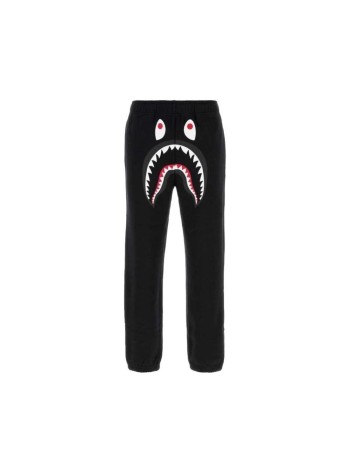 bape pant  manshark sweat pants m - 001ptm301008m black