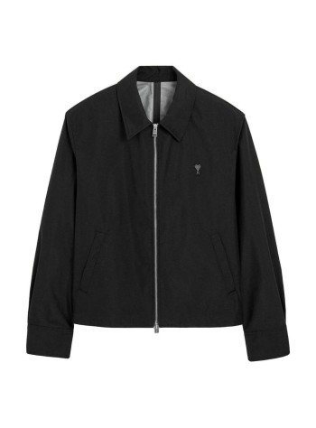 ami outerwear hombre ami de coeur zipped jacket - hjk928pa0028 001