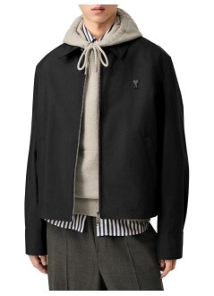 ami outerwear manami de coeur zipped jacket - hjk928pa0028 001