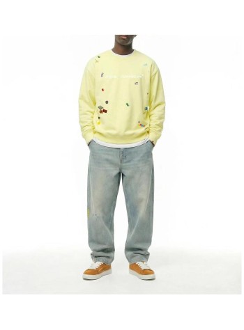aape by a bathing ape sudadera hombre aape  main crew neck sweater - aapswmd353xaqgrl grl 2