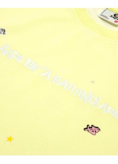 aape by a bathing ape sweater manaape  main crew neck sweater - aapswmd353xaqgrl grl