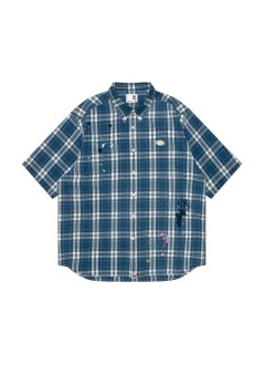 aape by a bathing ape shirt manaape  main short sleeve shirt - aapsrm8572xxqblr blr