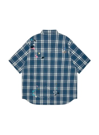 aape by a bathing ape camiseria hombre aape  main short sleeve shirt - aapsrm8572xxqblr blr 2