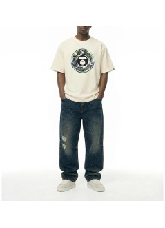 aape by a bathing ape t-shirt manaape theme main tee - aaptem1858xxqivx ivx