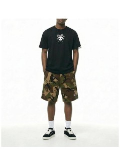 aape by a bathing ape t-shirt manaape theme main tee - aaptem1856xxqbkx bkx