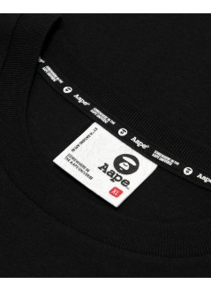 aape by a bathing ape t-shirt manaape theme main tee - aaptem1856xxqbkx bkx
