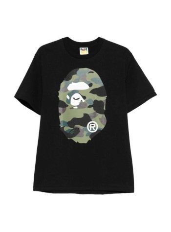 bape camiseta hombre 1st camo big ape head tee m - 001tem301015m black x yellow