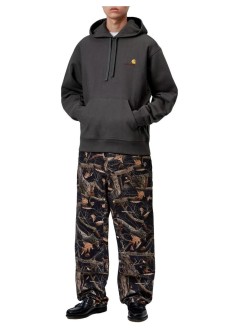 carhartt sudadera hombre hooded american script sweat - i028279 87xx